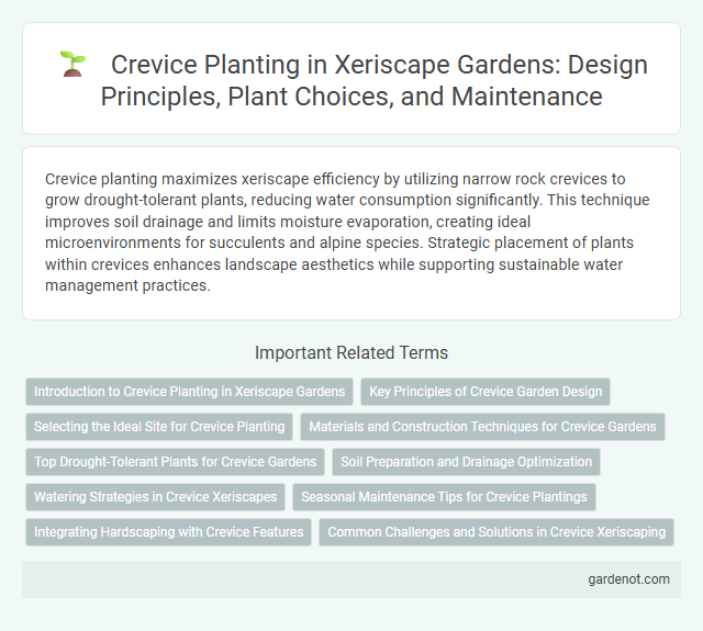 Crevice Planting in Xeriscape Gardens: Design Principles, Plant Choices, and Maintenance