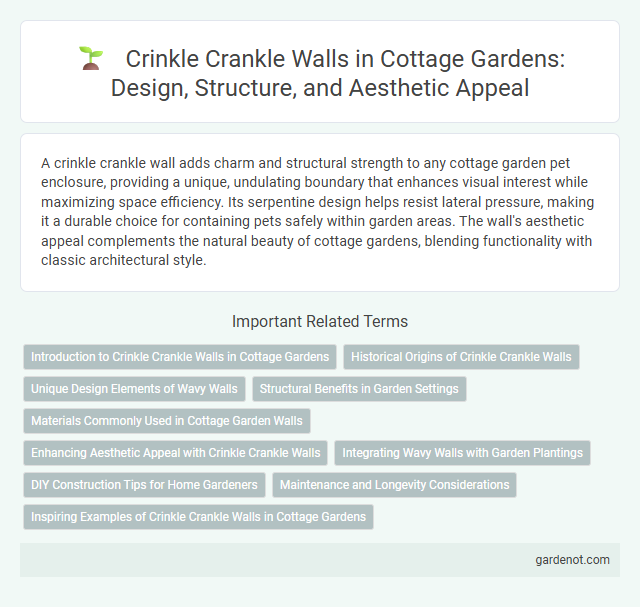 Crinkle Crankle Walls in Cottage Gardens: Design, Structure, and Aesthetic Appeal