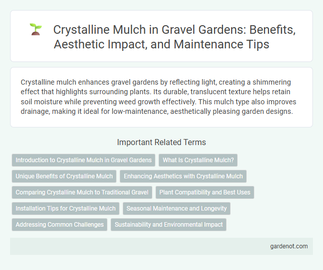 Crystalline Mulch in Gravel Gardens: Benefits, Aesthetic Impact, and Maintenance Tips