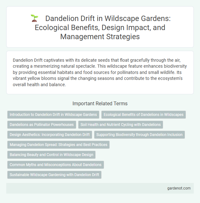 Dandelion Drift in Wildscape Gardens: Ecological Benefits, Design Impact, and Management Strategies