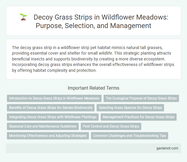 Decoy Grass Strips in Wildflower Meadows: Purpose, Selection, and Management