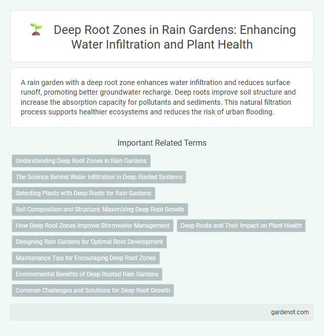 Deep Root Zones in Rain Gardens: Enhancing Water Infiltration and Plant Health