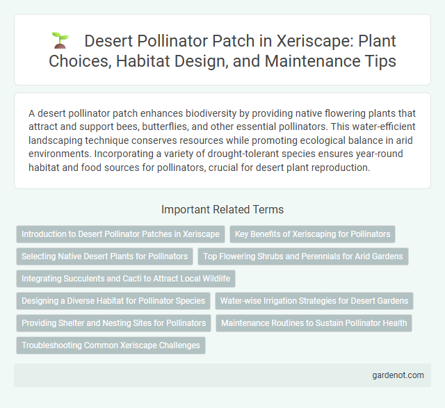 Desert Pollinator Patch in Xeriscape: Plant Choices, Habitat Design, and Maintenance Tips