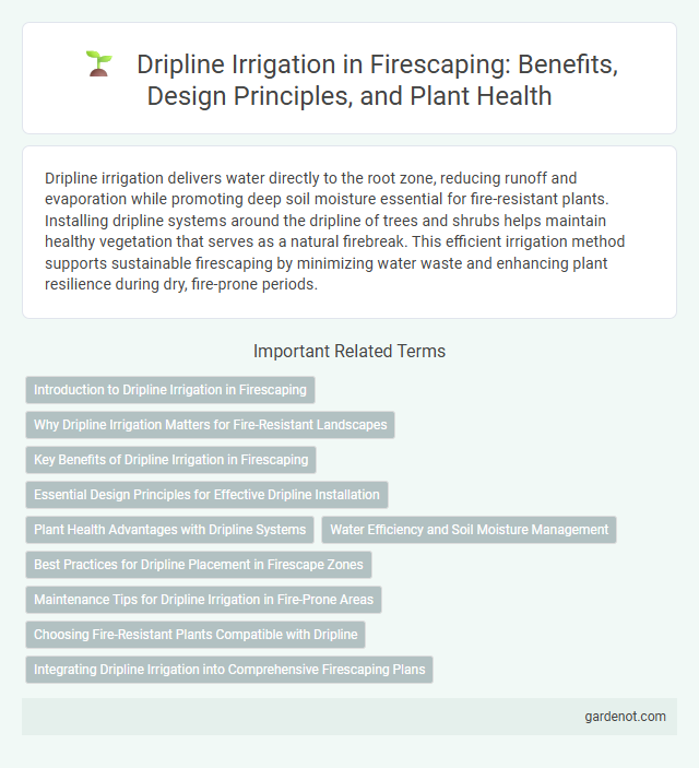 Dripline Irrigation in Firescaping: Benefits, Design Principles, and Plant Health
