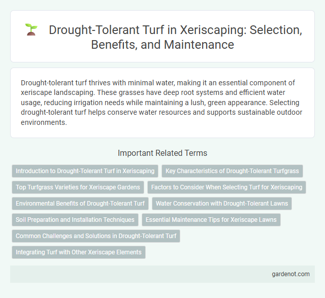 Drought-Tolerant Turf in Xeriscaping: Selection, Benefits, and Maintenance