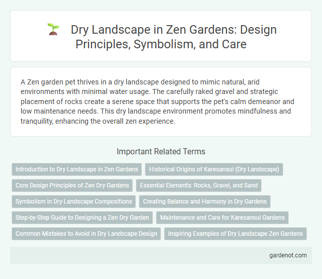 Dry Landscape in Zen Gardens: Design Principles, Symbolism, and Care