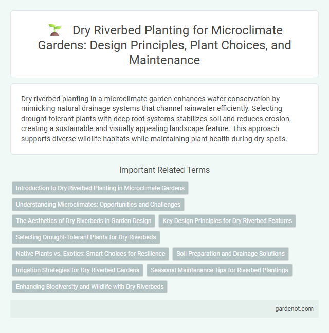 Dry Riverbed Planting for Microclimate Gardens: Design Principles, Plant Choices, and Maintenance