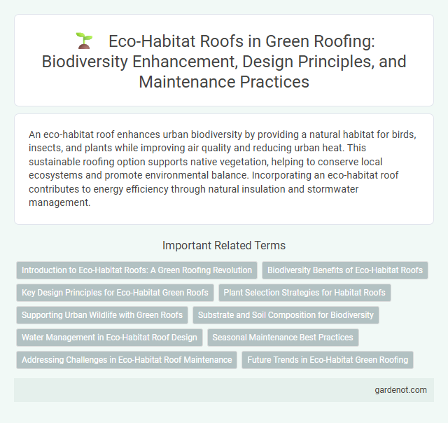 Eco-Habitat Roofs in Green Roofing: Biodiversity Enhancement, Design Principles, and Maintenance Practices