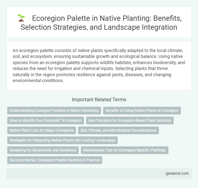 Ecoregion Palette in Native Planting: Benefits, Selection Strategies, and Landscape Integration