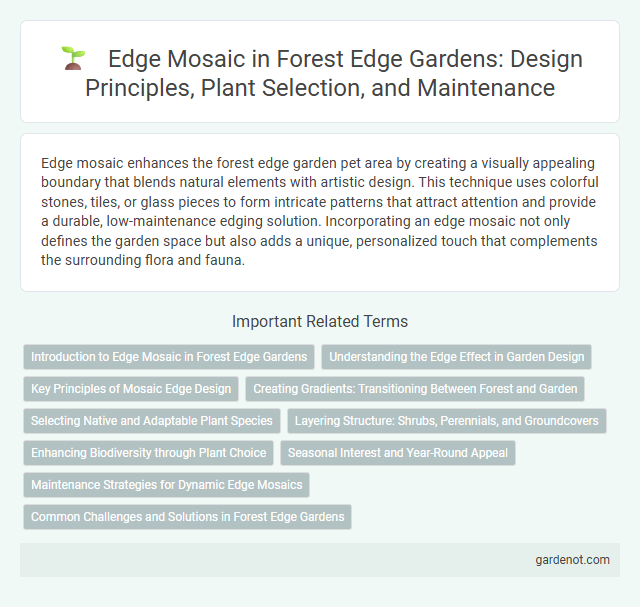 Edge Mosaic in Forest Edge Gardens: Design Principles, Plant Selection, and Maintenance