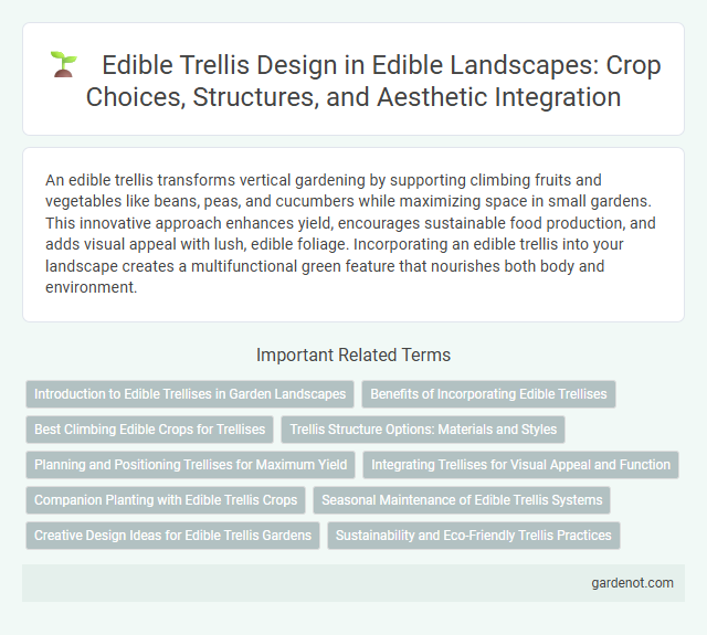 Edible Trellis Design in Edible Landscapes: Crop Choices, Structures, and Aesthetic Integration