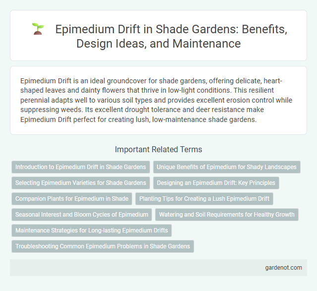 Epimedium Drift in Shade Gardens: Benefits, Design Ideas, and Maintenance