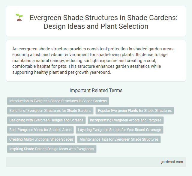 Evergreen Shade Structures in Shade Gardens: Design Ideas and Plant Selection