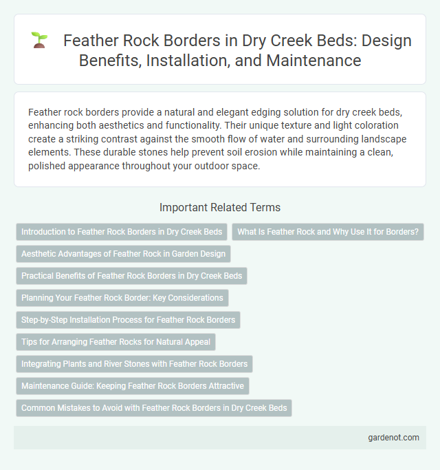 Feather Rock Borders in Dry Creek Beds: Design Benefits, Installation, and Maintenance