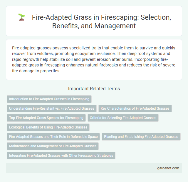 Fire-Adapted Grass in Firescaping: Selection, Benefits, and Management