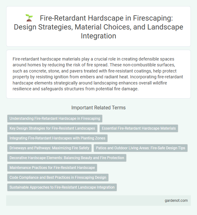 Fire-Retardant Hardscape in Firescaping: Design Strategies, Material Choices, and Landscape Integration