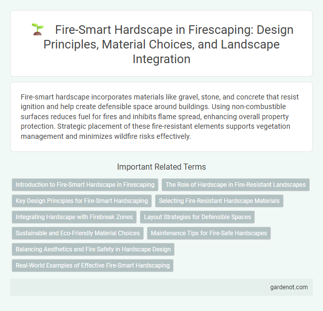 Fire-Smart Hardscape in Firescaping: Design Principles, Material Choices, and Landscape Integration