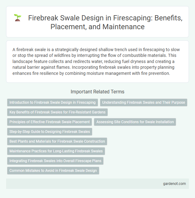 Firebreak Swale Design in Firescaping: Benefits, Placement, and Maintenance