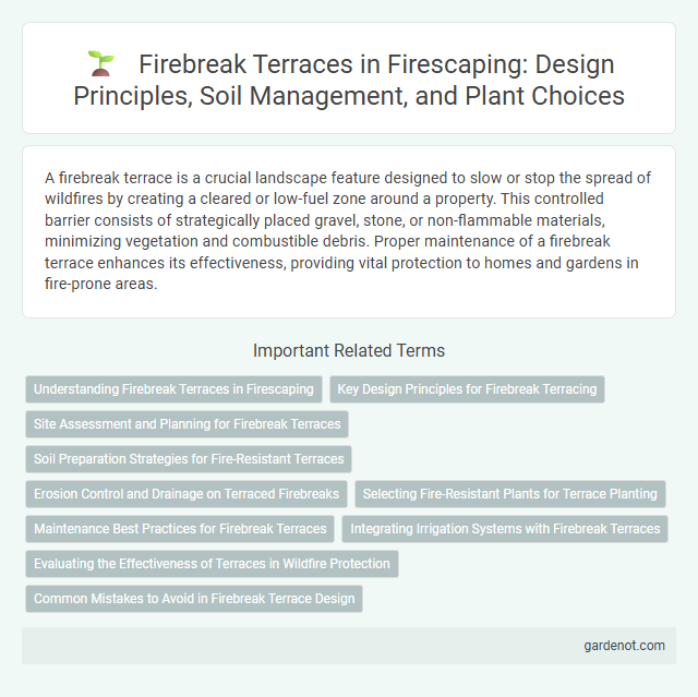 Firebreak Terraces in Firescaping: Design Principles, Soil Management, and Plant Choices