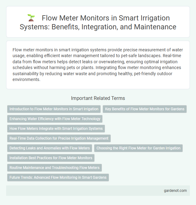 Flow Meter Monitors in Smart Irrigation Systems: Benefits, Integration, and Maintenance