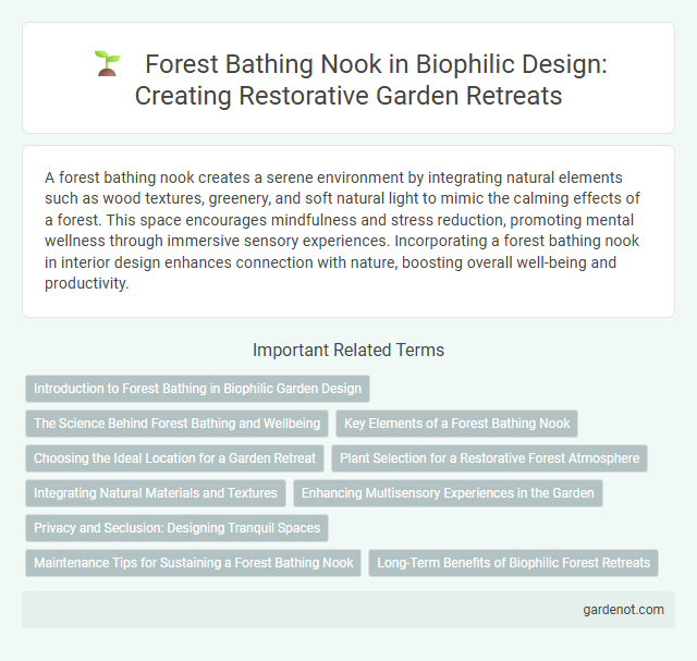 Forest Bathing Nook in Biophilic Design: Creating Restorative Garden Retreats