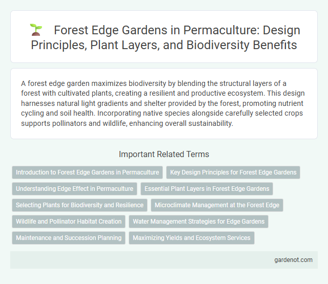 Forest Edge Gardens in Permaculture: Design Principles, Plant Layers, and Biodiversity Benefits