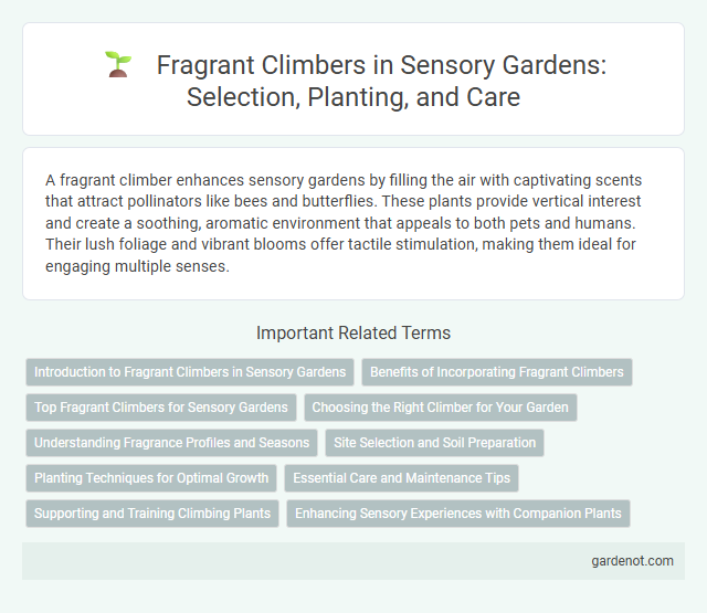 Fragrant Climbers in Sensory Gardens: Selection, Planting, and Care