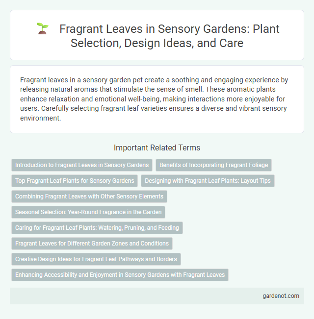 Fragrant Leaves in Sensory Gardens: Plant Selection, Design Ideas, and Care
