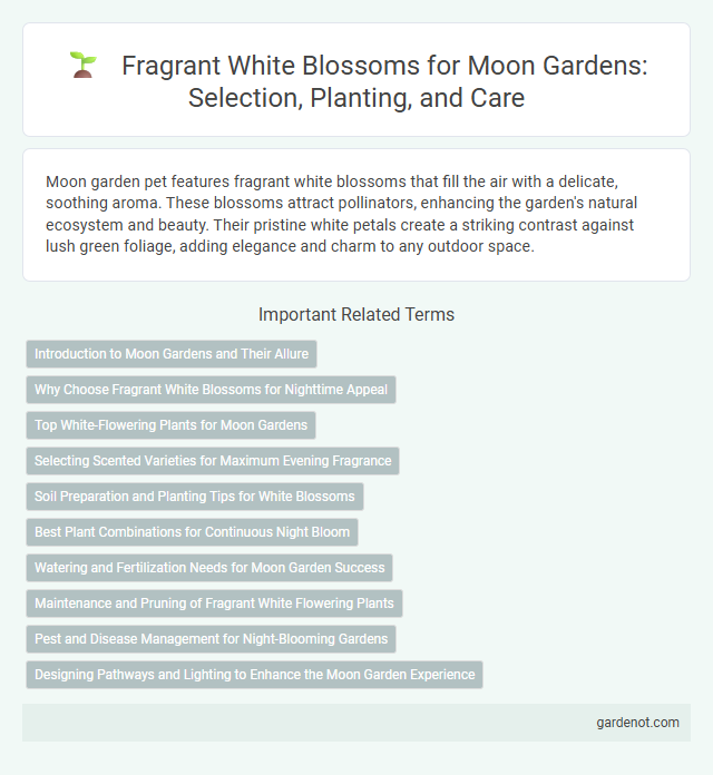 Fragrant White Blossoms for Moon Gardens: Selection, Planting, and Care