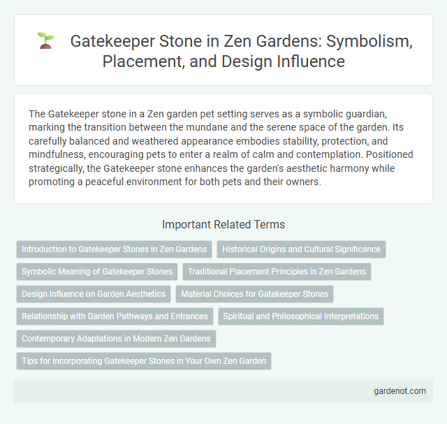 Gatekeeper Stone in Zen Gardens: Symbolism, Placement, and Design Influence