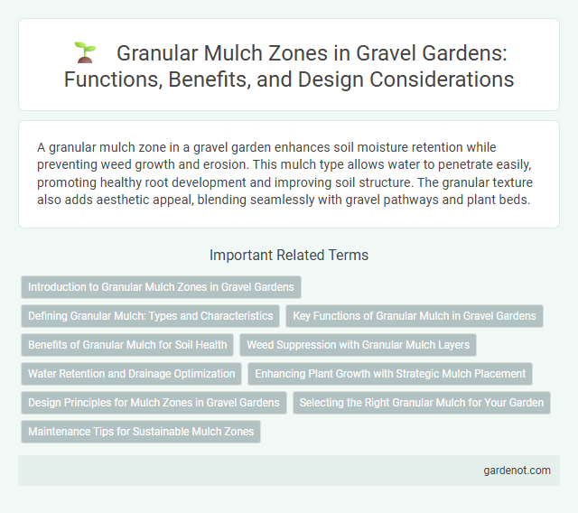 Granular Mulch Zones in Gravel Gardens: Functions, Benefits, and Design Considerations