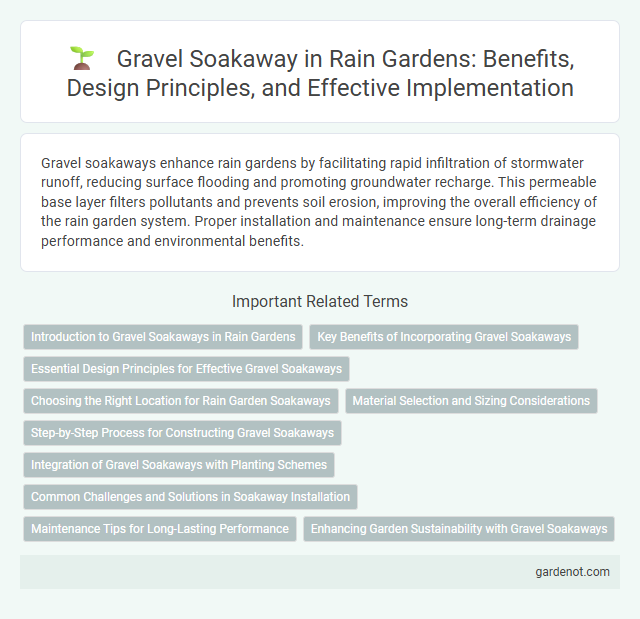Gravel Soakaway in Rain Gardens: Benefits, Design Principles, and Effective Implementation