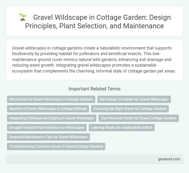Gravel Wildscape in Cottage Garden: Design Principles, Plant Selection, and Maintenance