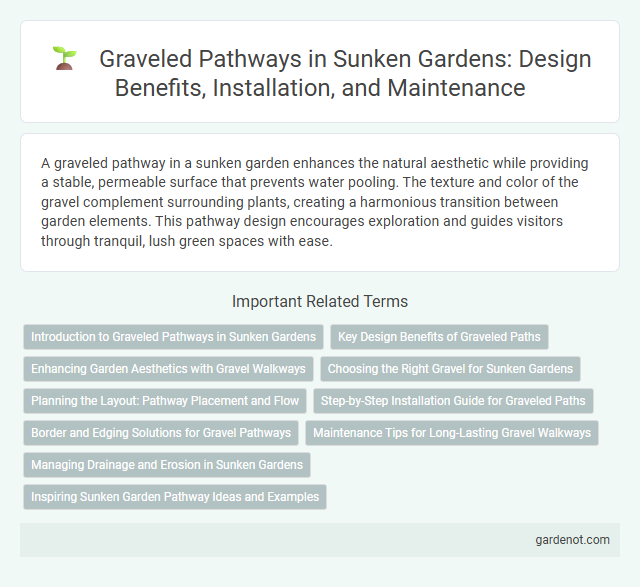 Graveled Pathways in Sunken Gardens: Design Benefits, Installation, and Maintenance
