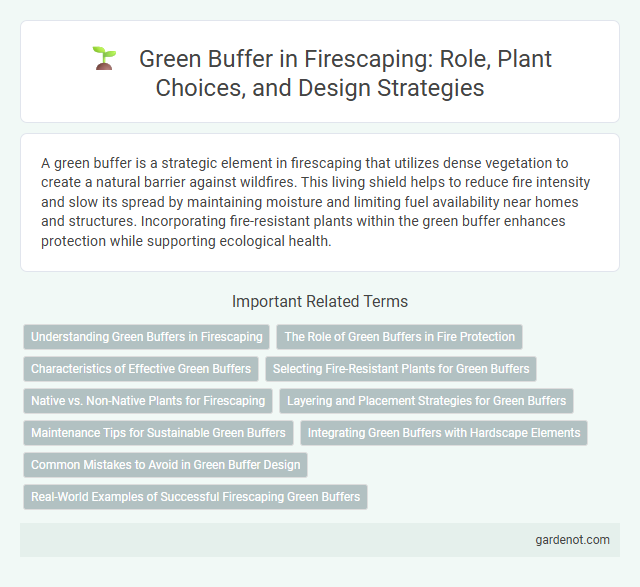Green Buffer in Firescaping: Role, Plant Choices, and Design Strategies