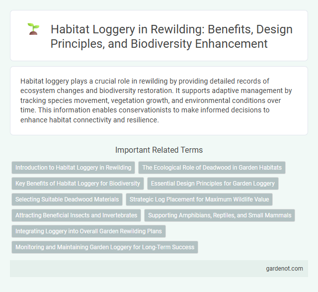 Habitat Loggery in Rewilding: Benefits, Design Principles, and Biodiversity Enhancement