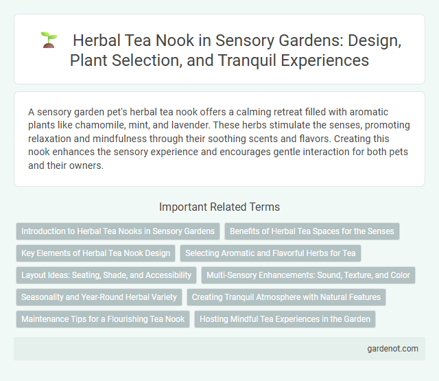 Herbal Tea Nook in Sensory Gardens: Design, Plant Selection, and Tranquil Experiences