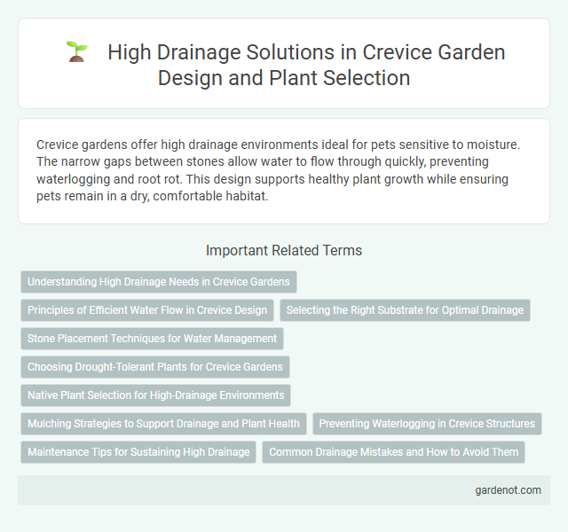 High Drainage Solutions in Crevice Garden Design and Plant Selection