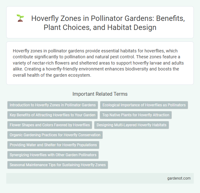 Hoverfly Zones in Pollinator Gardens: Benefits, Plant Choices, and Habitat Design