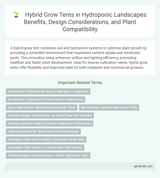 Hybrid Grow Tents in Hydroponic Landscapes: Benefits, Design Considerations, and Plant Compatibility