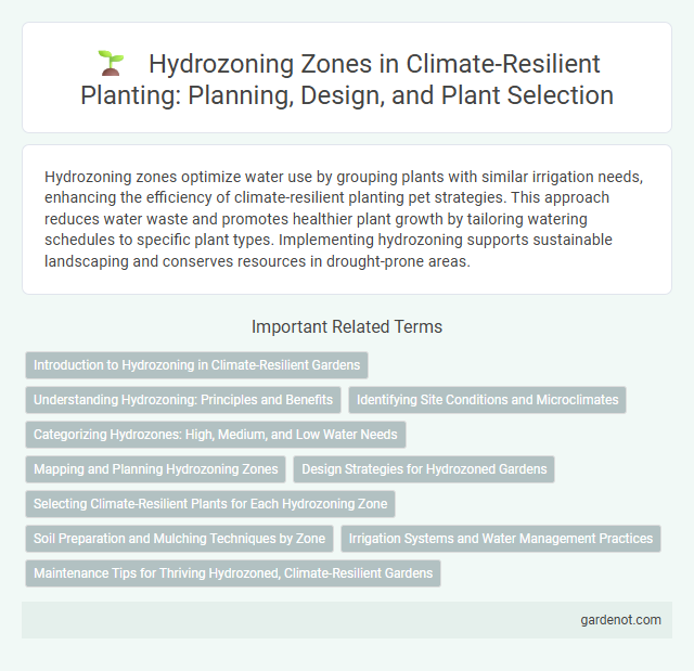 Hydrozoning Zones in Climate-Resilient Planting: Planning, Design, and Plant Selection