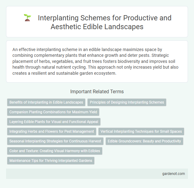 Interplanting Schemes for Productive and Aesthetic Edible Landscapes