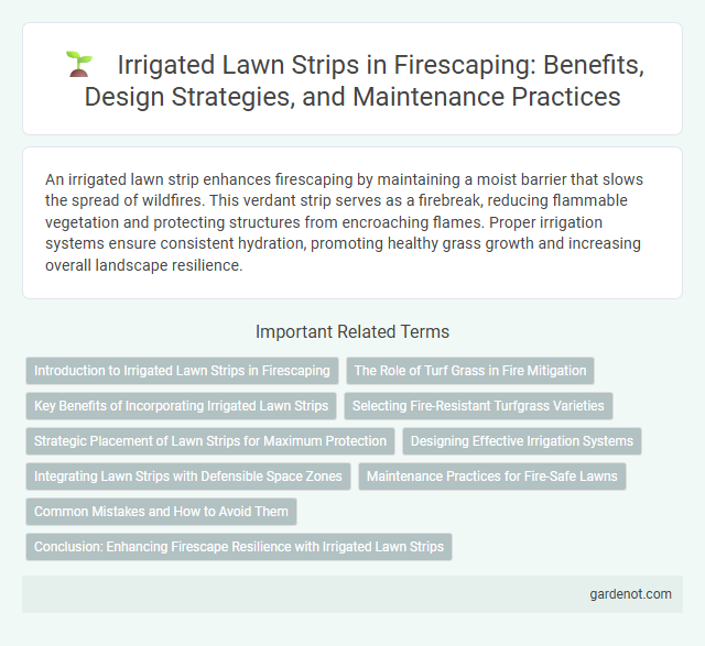 Irrigated Lawn Strips in Firescaping: Benefits, Design Strategies, and Maintenance Practices
