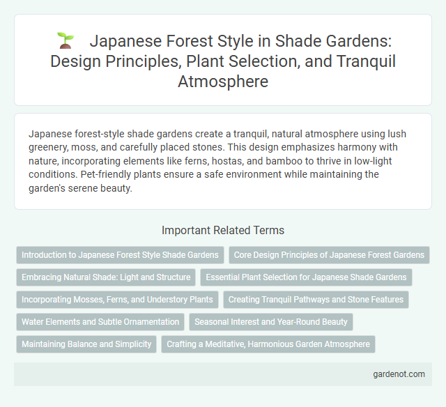 Japanese Forest Style in Shade Gardens: Design Principles, Plant Selection, and Tranquil Atmosphere