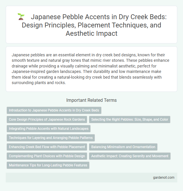 Japanese Pebble Accents in Dry Creek Beds: Design Principles, Placement Techniques, and Aesthetic Impact