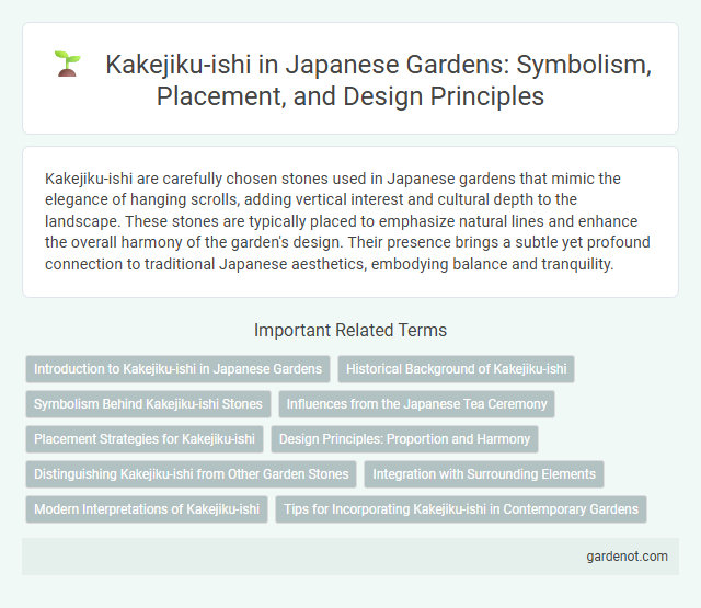 Kakejiku-ishi in Japanese Gardens: Symbolism, Placement, and Design Principles