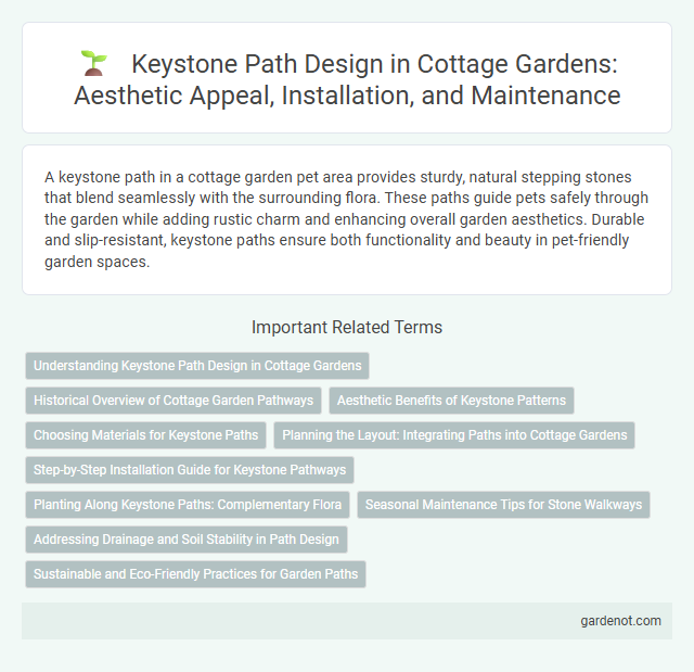 Keystone Path Design in Cottage Gardens: Aesthetic Appeal, Installation, and Maintenance