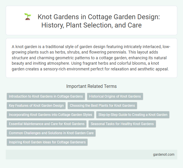 Knot Gardens in Cottage Garden Design: History, Plant Selection, and Care