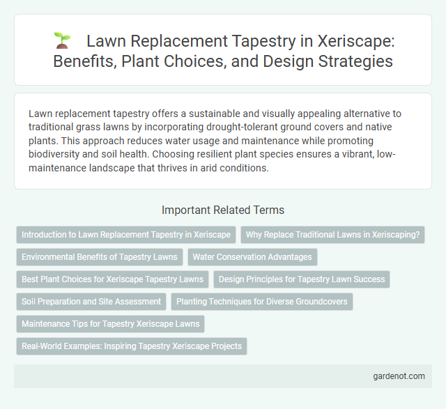 Lawn Replacement Tapestry in Xeriscape: Benefits, Plant Choices, and Design Strategies