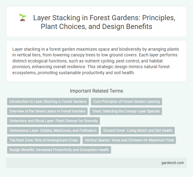 Layer Stacking in Forest Gardens: Principles, Plant Choices, and Design Benefits